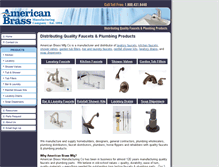 Tablet Screenshot of americanbrass.com